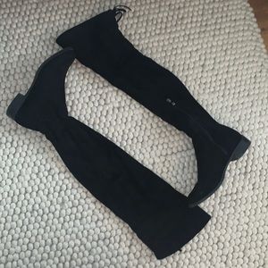 Black Catherine by Catherine Malandrino over the knee suede boots